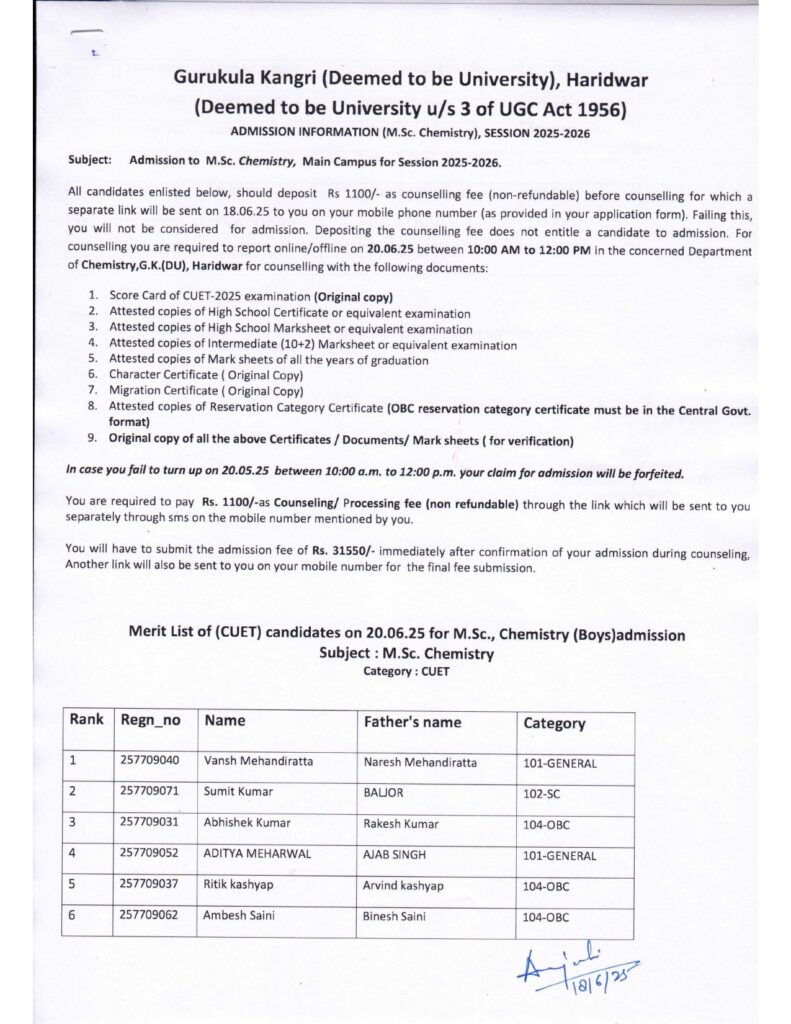 gurukul-kangri-msc-chemistry-merit-list-2025-01